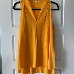 Women’s Sheer Gold Business Casual Tank Top